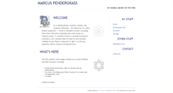 Desktop Screenshot of marcuspendergrass.com
